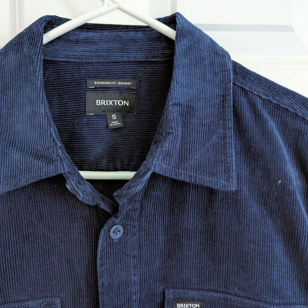 Brixton navy corduroy shirt - Picture 2 of 3